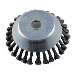 Roto-brosse dsherbante - Acier mche torsade